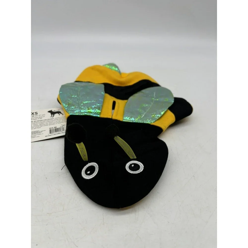Bootique Dog Cat Halloween Costume Bumble Bee Hoodie XXS 9-11” New